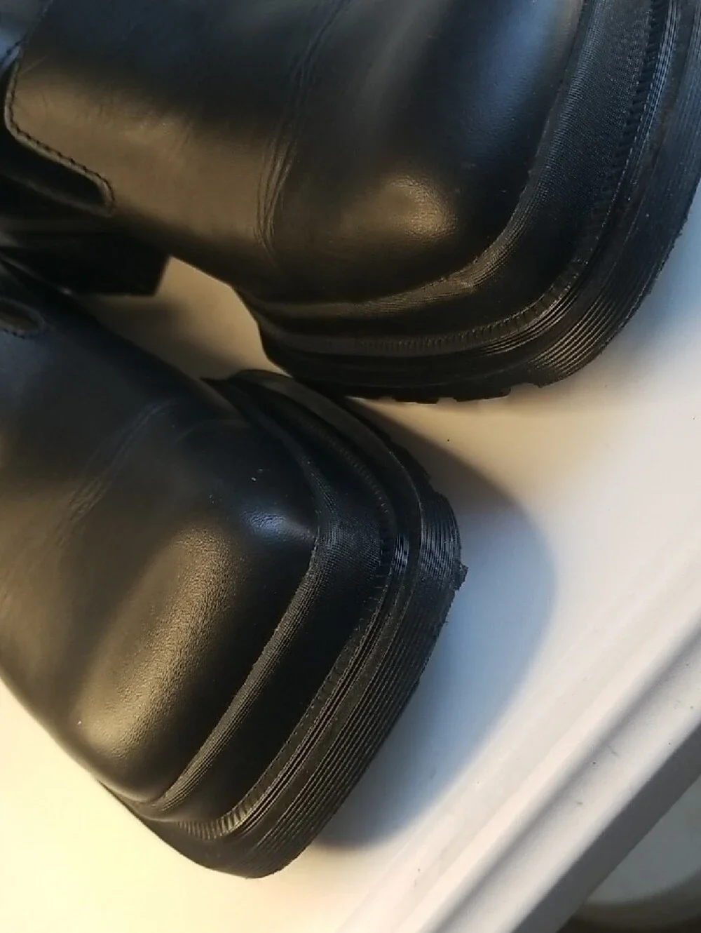 Dr. Martens polished black